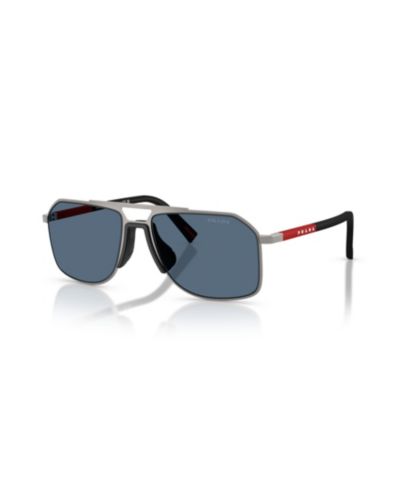 Prada Linea Rossa Мужские солнцезащитные очки Pilot, PS B51S