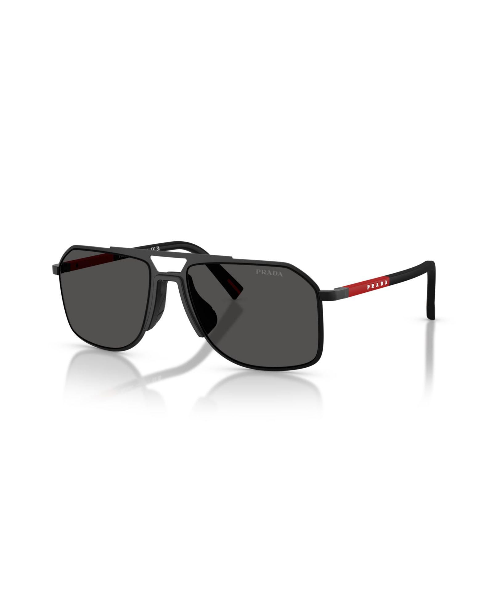Prada Linea Rossa Мужские солнцезащитные очки Pilot, PS B51S