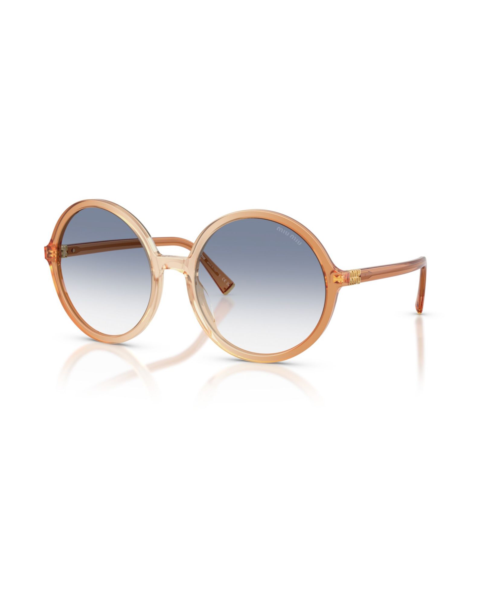 Miu Miu Women's Round Sunglasses, MU B02S