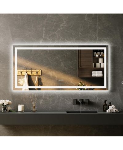 homfan зеркало для ванной LED с подсветкой, Anti-Fog, Memory Function