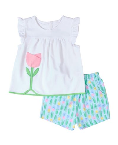 Комплект из шорт Florence Eiseman Baby Girl Printed Knit Tulip