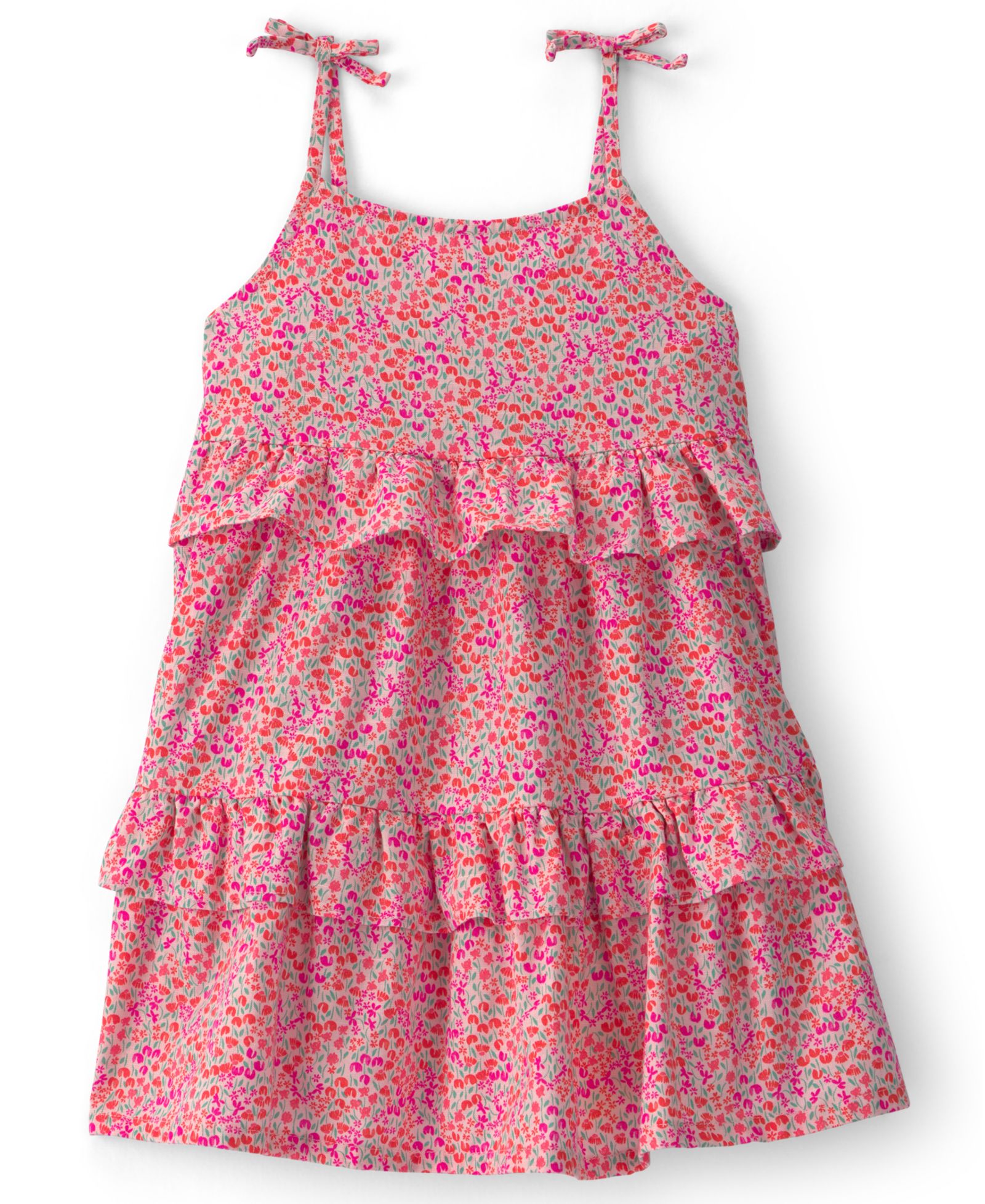 Carter's Женское платье Floral Ruffle Tiered 2T-5T