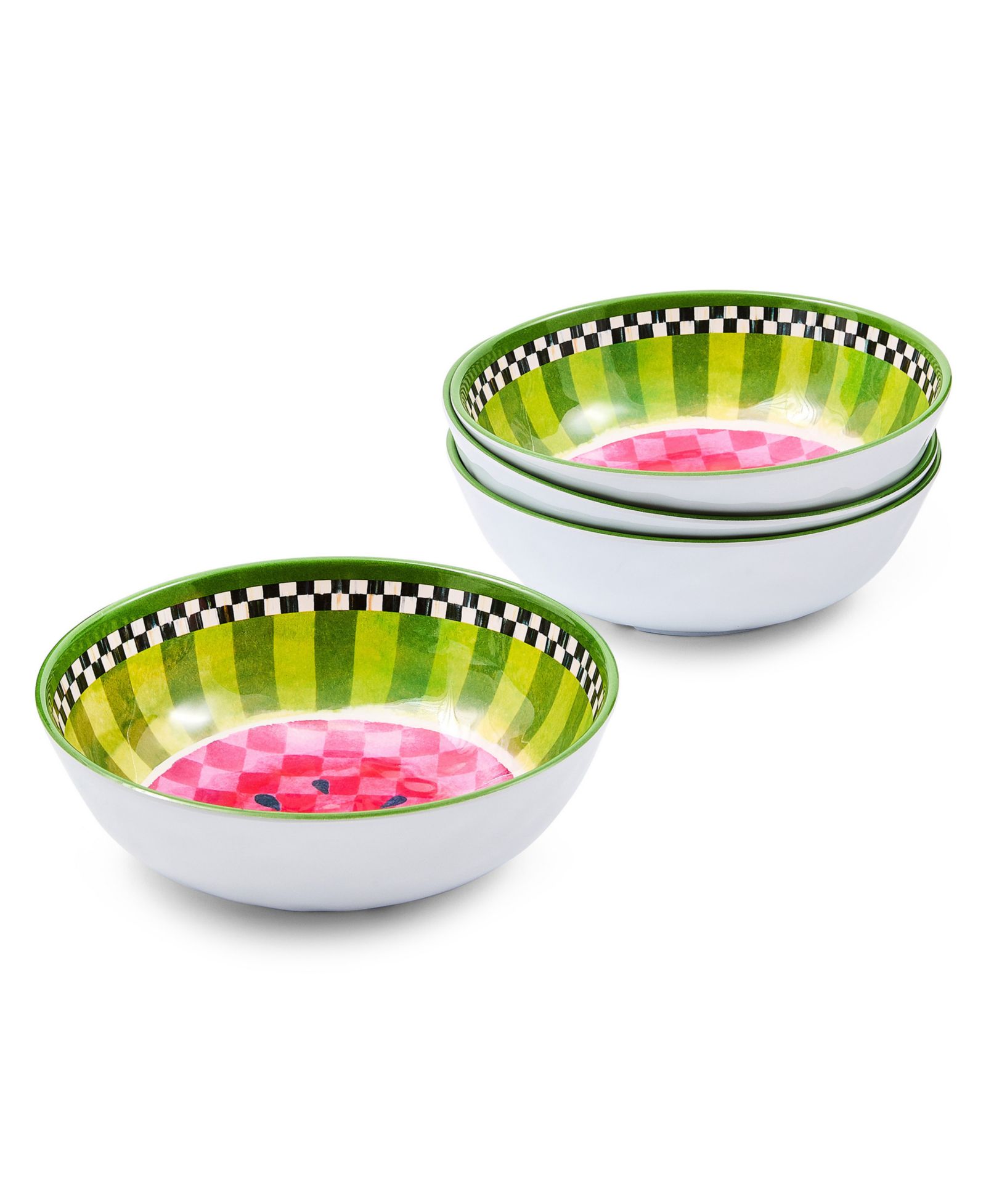 Миски MacKenzie-Childs Watermelon Melamine, Set of 4