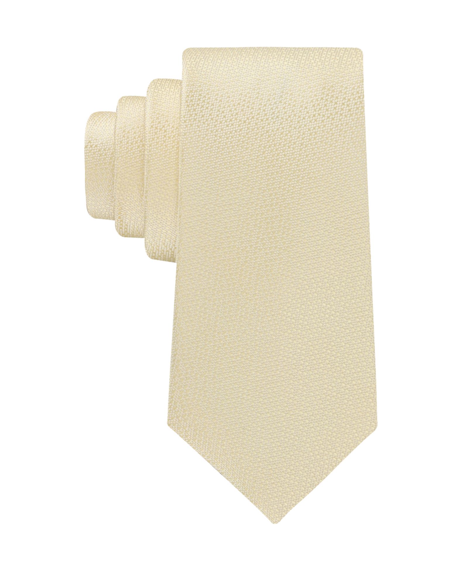 Calvin Klein Men's Hart Unsolid Solid Textured Weave Classic Tie