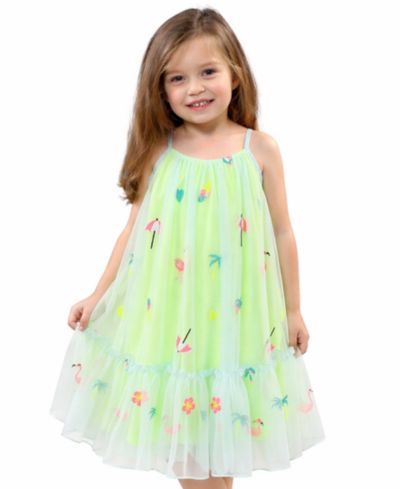 Pink & Violet Girls' 2T-6X Sleeveless Dress