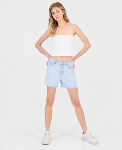 Детские джинсовые шорты Angel Jeans с вышивкой в виде сердечек