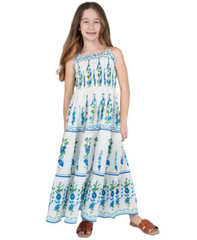 Rare Editions Детское макси-платье Tropical Floral Print