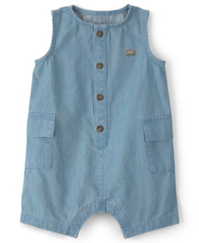 Carter's комбинезон без рукавов Beach Cruiser Chambray для новорожденных мальчиков