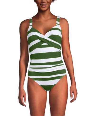 White/fusion green stripes