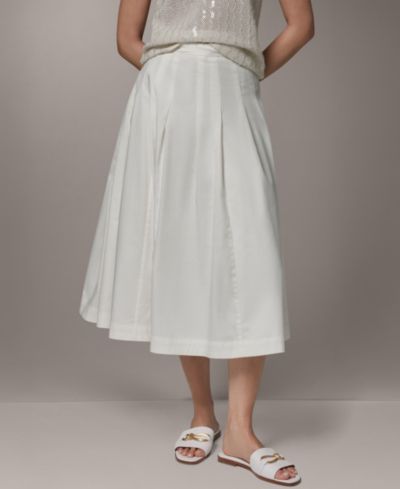 Donna Karan New York Women's Pleated Midi Skirt