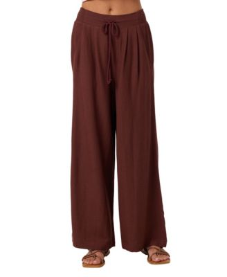 O'Neill Women's Kree Linen Pull-On Pants