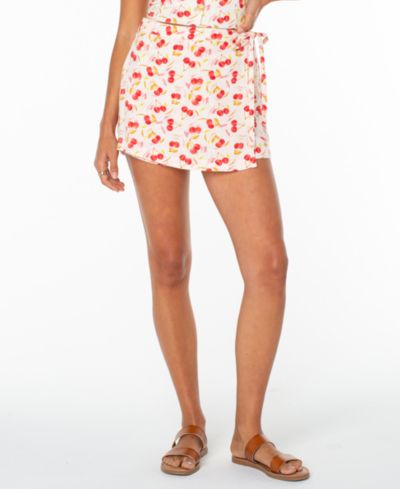 Roxy Women's Zola Tie-Waist Printed Skort