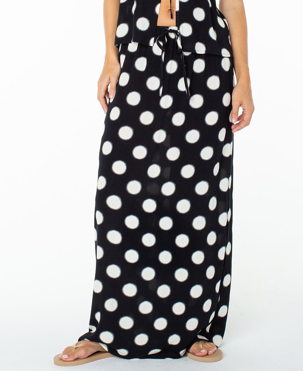 Roxy Женская юбка Maxi Iyla Polka-Dot с разрезом