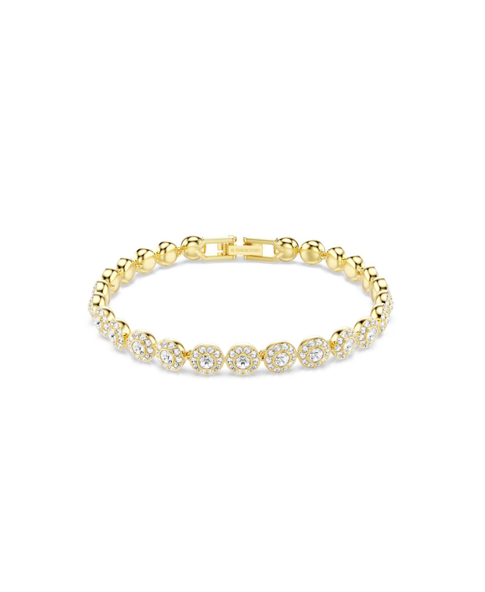 Браслет Swarovski Una Angelic с позолоченными звеньями