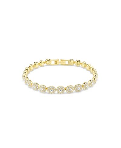 Браслет Swarovski Una Angelic с позолоченными звеньями