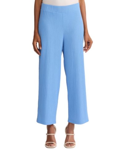 Женские брюки Jones New York Petite Mid-Rise Wide-Leg Crop Casual