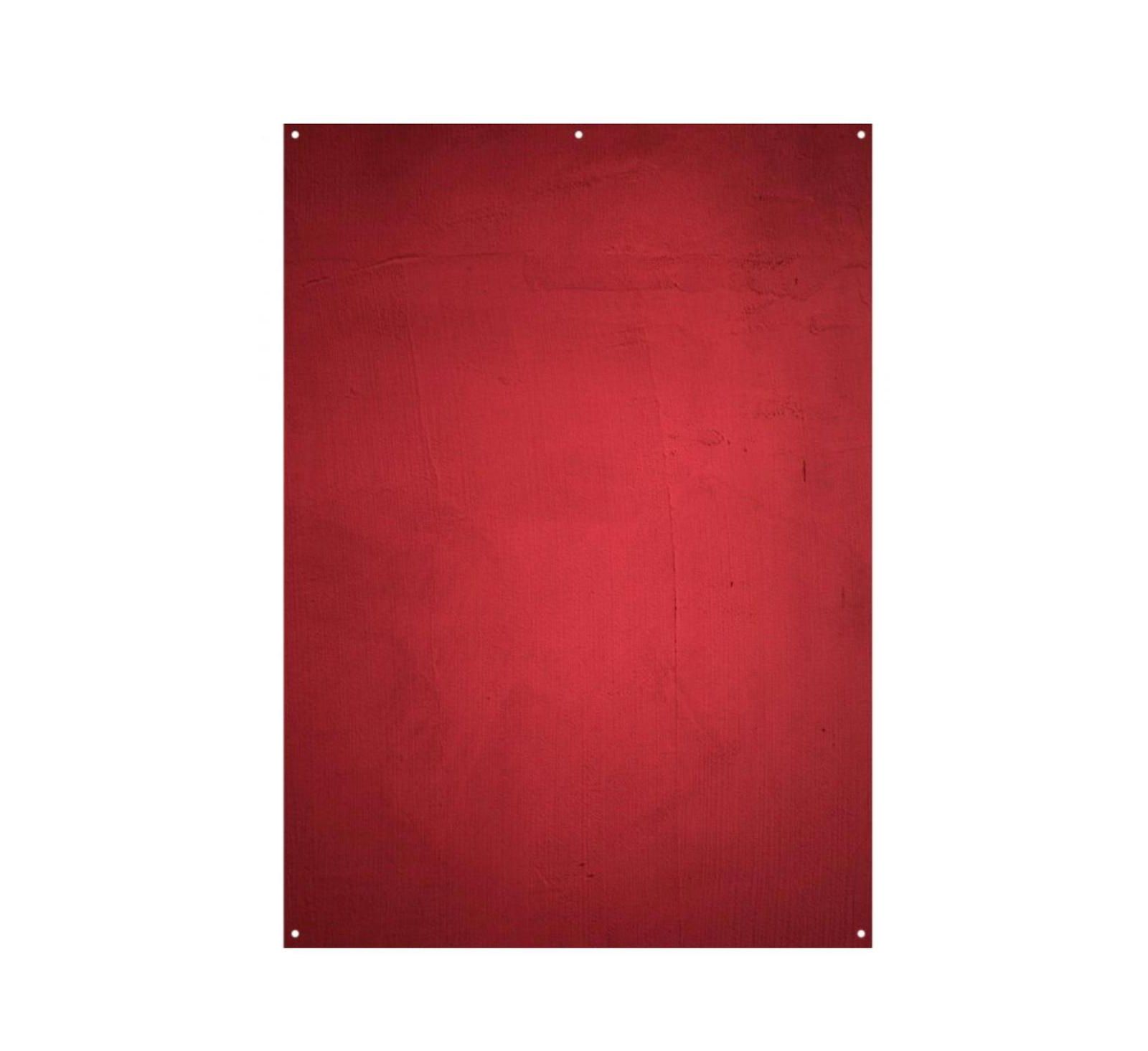 Westcott X-Drop Aged Red Wall Matte Vinyl 5x7' Backdrop Compatible with X-Drop Backdrop Stand