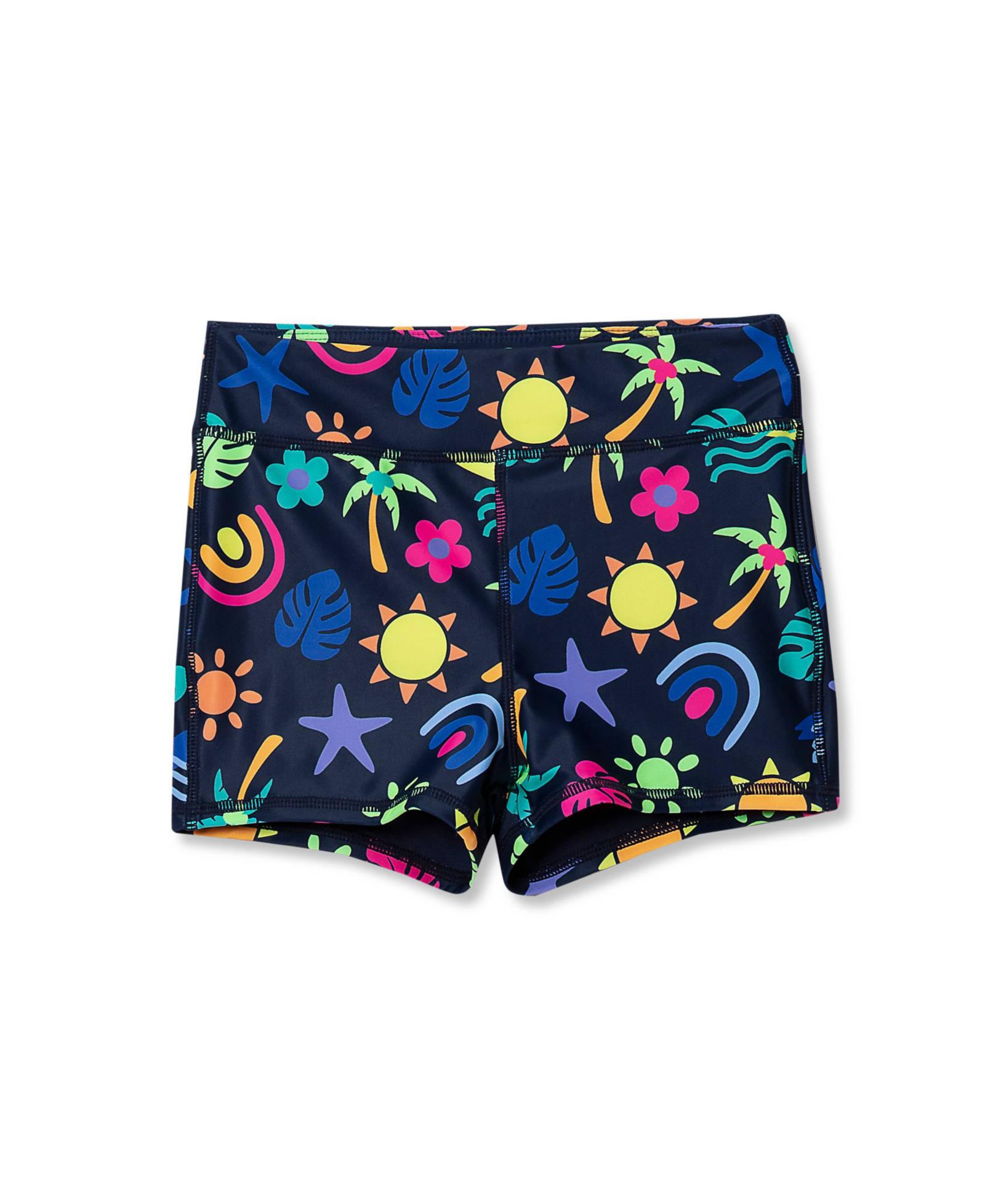 Lands' End Girls Chlorine Resistant Swim Boyshort