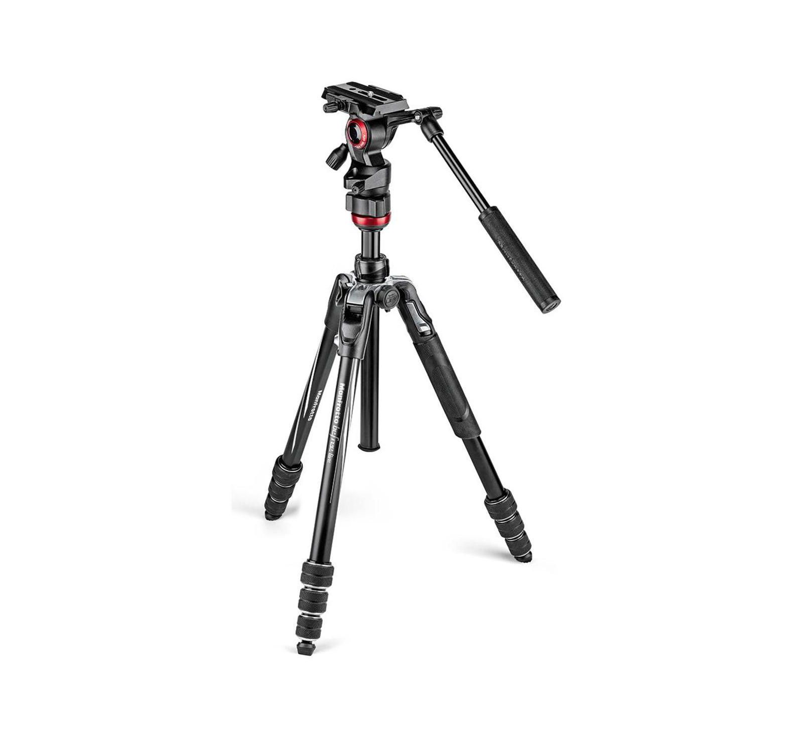 Видеоштатив Manfrotto Befree Live, алюминиевый, 4 секции, с поворотным замком