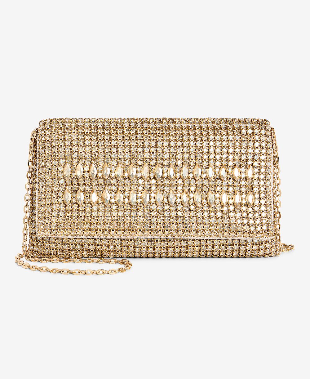 I.N.C. International Concepts Prudence X Marquise-Stone Embellished Evening Clutch, Macy's Exclusive