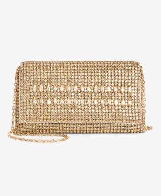 I.N.C. International Concepts Prudence X Marquise-Stone Embellished Evening Clutch, Macy's Exclusive