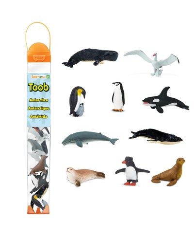 Safari Ltd. Antarctica Hand-Painted 10-Piece Figurine Set, Ages 3+