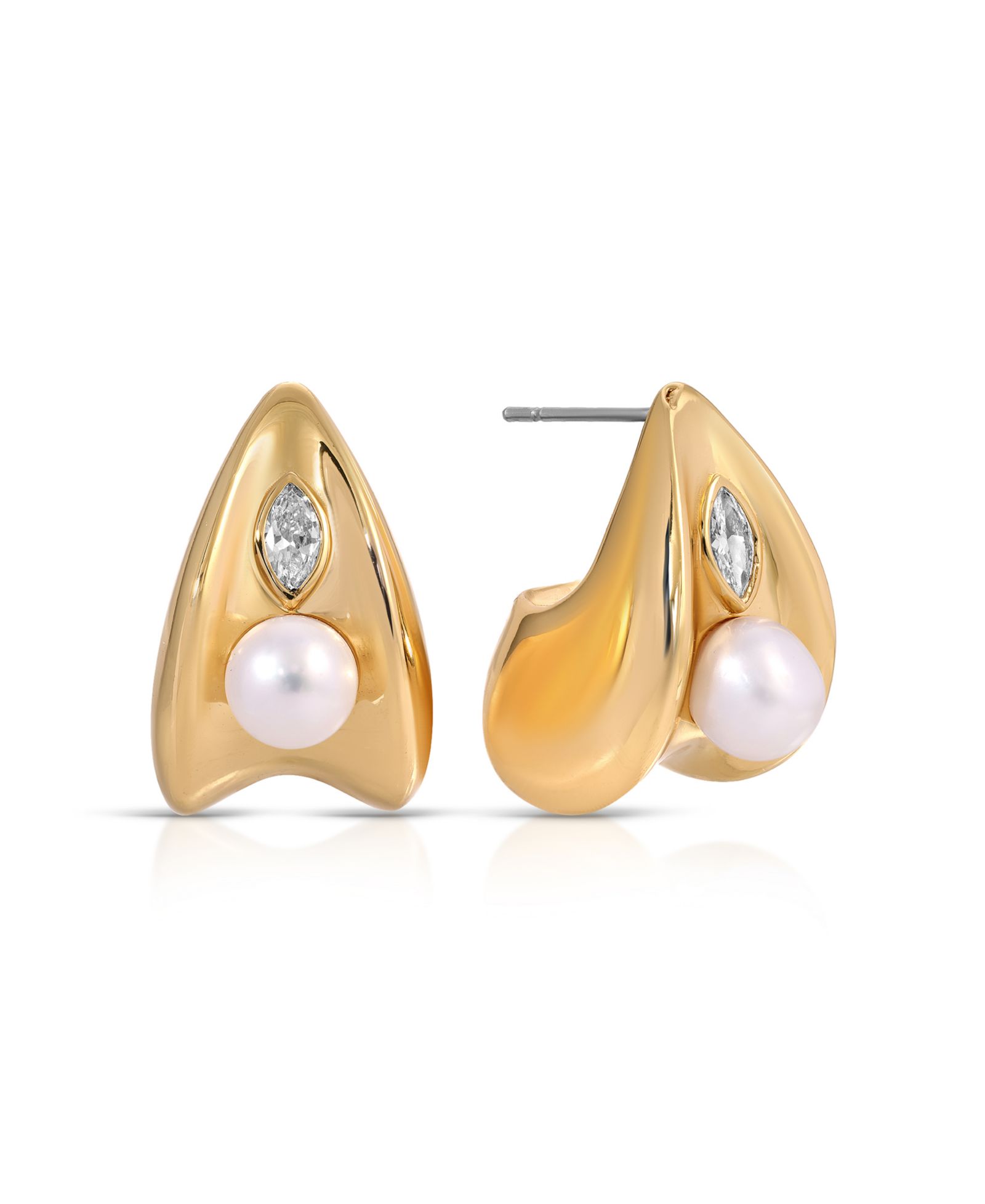 ETTIKA Soft Curve Hoop Earrings