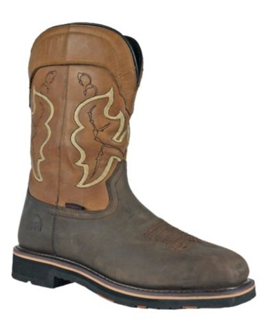 Hoss Boot Company Men's Showdown 11 Inch Western Composite Toe Work Boot