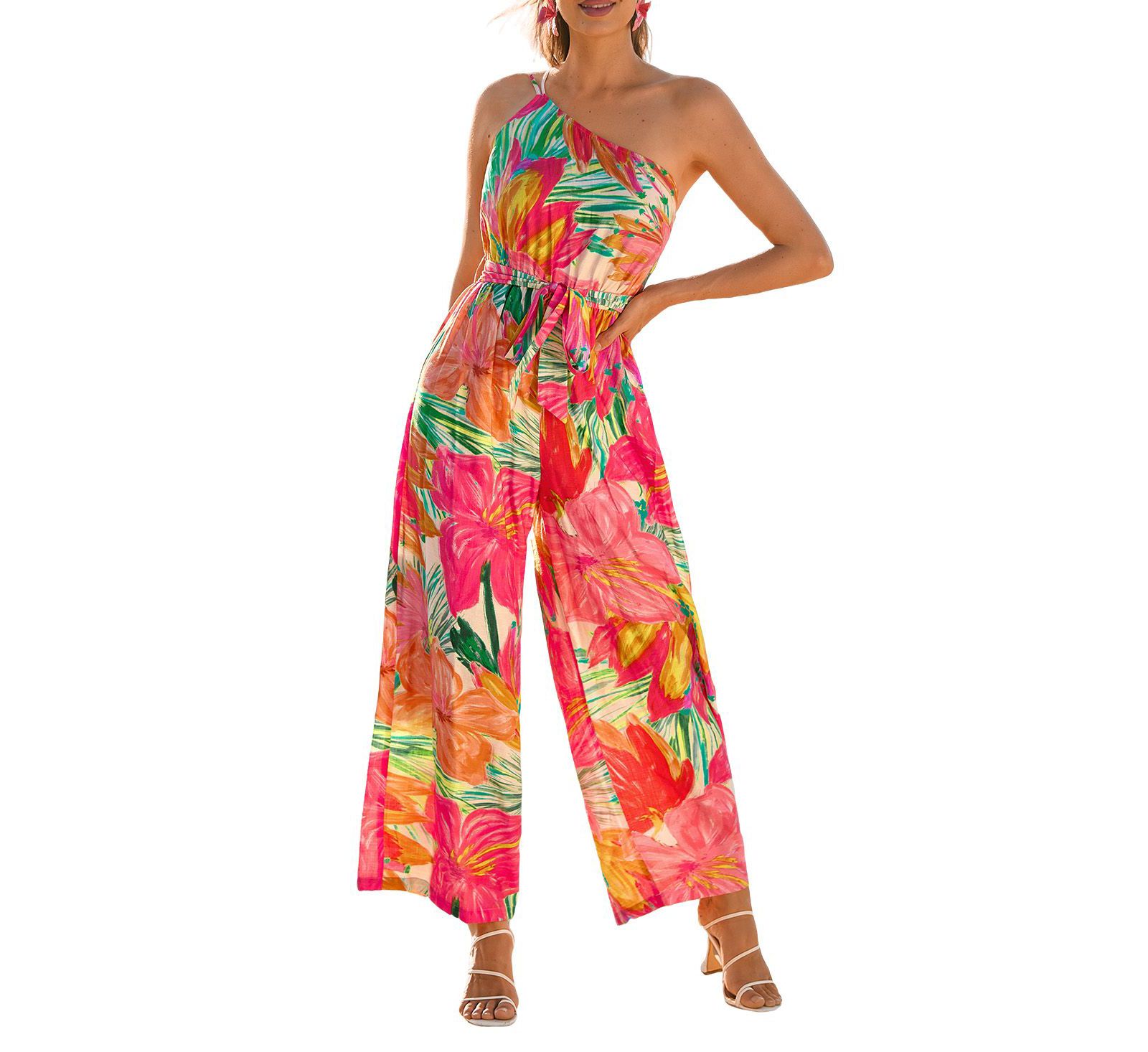 Cupshe Women's Vines Tropical Jumpsuit