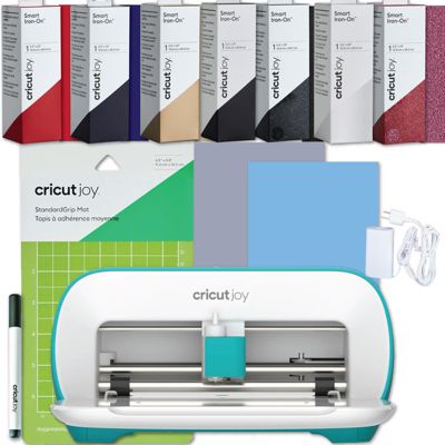 Набор режущей машины Cricut Joy с 7 рулонами Smart Iron-On для творчества
