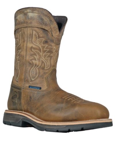 Hoss Boot Company Men's Brisbee Distressed Composite Toe Work Boot