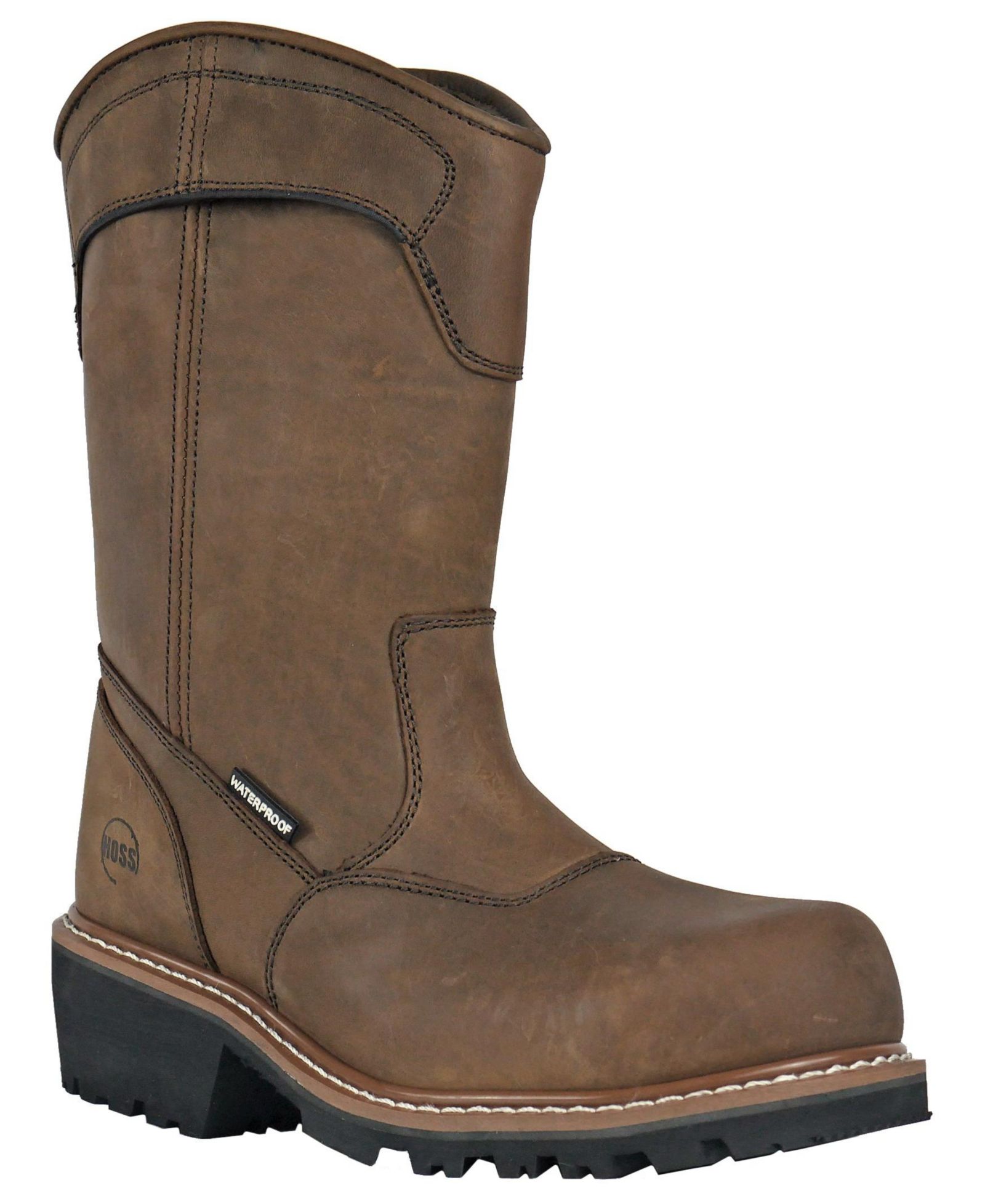 Hoss Boot Company Men's Buford Logger Pull On Composite Toe Work Boot