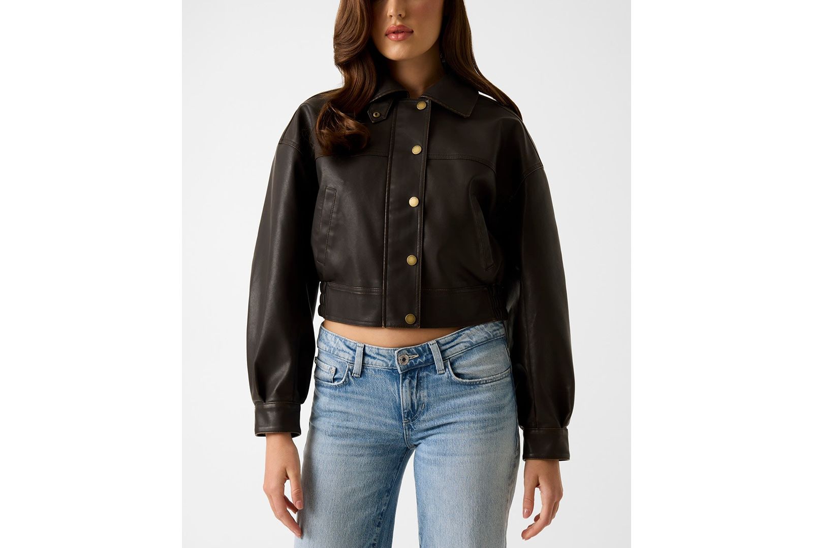 GUESS Women's Clelia Cropped Jacket