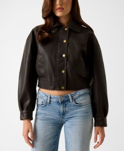 GUESS Women's Clelia Cropped Jacket