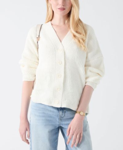 GUESS Women's Lana Oversized Long-Sleeve Cardigan