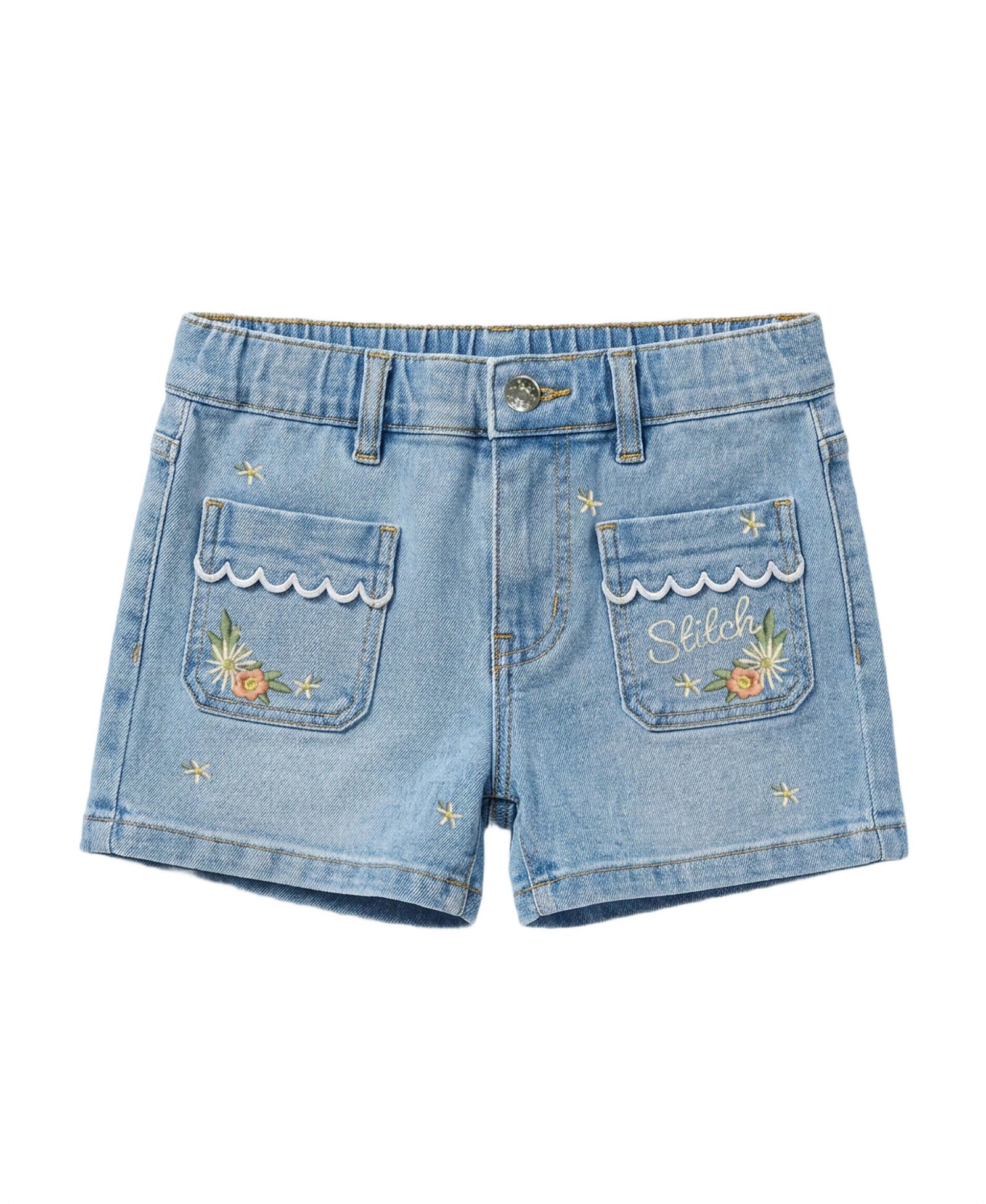 Детские джинсовые шорты Disney Stitch