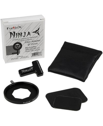 Комплект магнитных адаптеров для фильтров Fotodiox Ninja 55mm для смартфонов