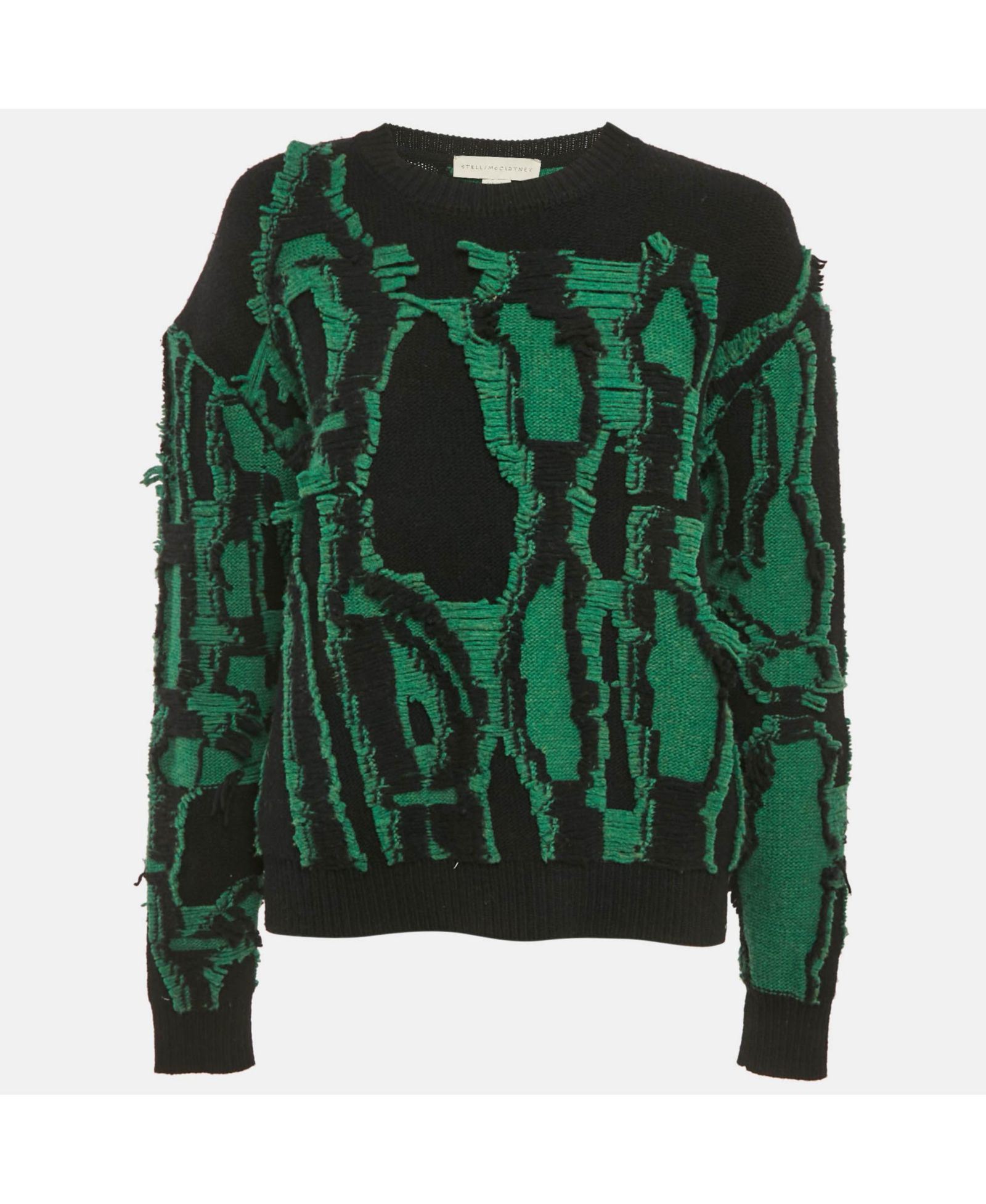 Свитер Stella McCartney Women's Frayed Knit Crewneck
