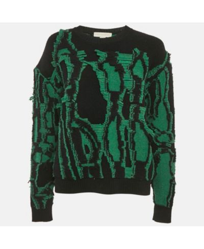 Свитер Stella McCartney Women's Frayed Knit Crewneck