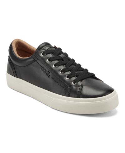 Earth Women's Dailey Leather Low Profile Lace-Up Sneakers