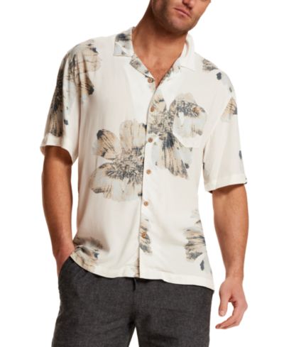 Weatherproof Vintage Men's Short-Sleeve Button Down Camp Shirt