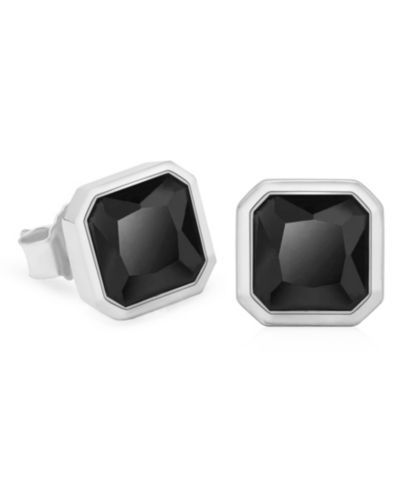 Rhona Sutton Men's серьги-гвозди Noble в позолоте 14k White Gold