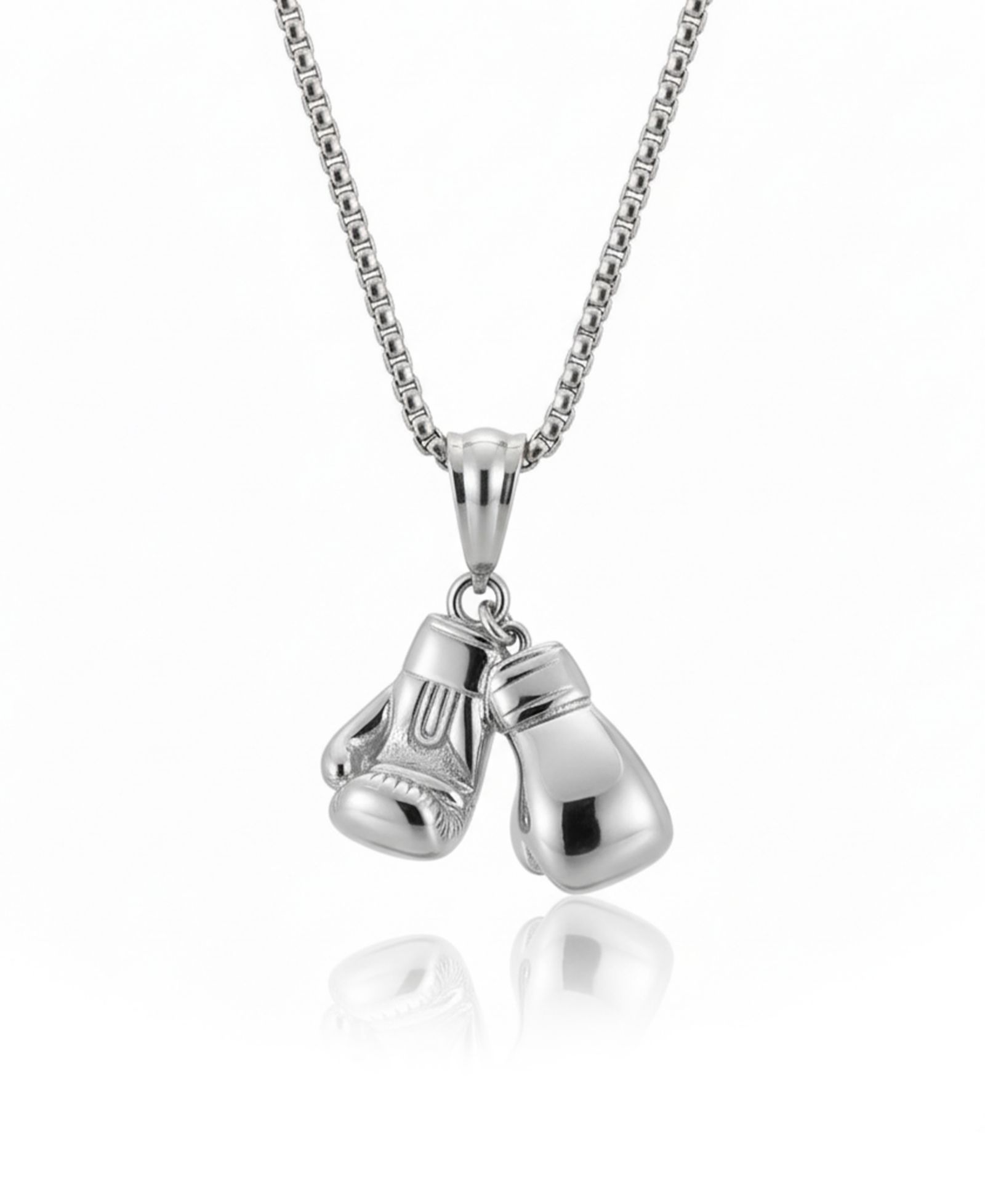 Мужской кулон-подвеска Rhona Sutton Stainless Steel в виде боксерской перчатки