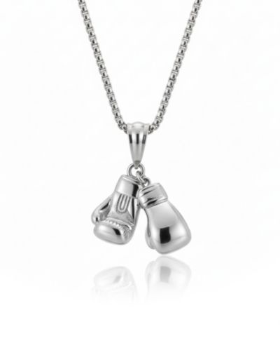 Мужской кулон-подвеска Rhona Sutton Stainless Steel в виде боксерской перчатки