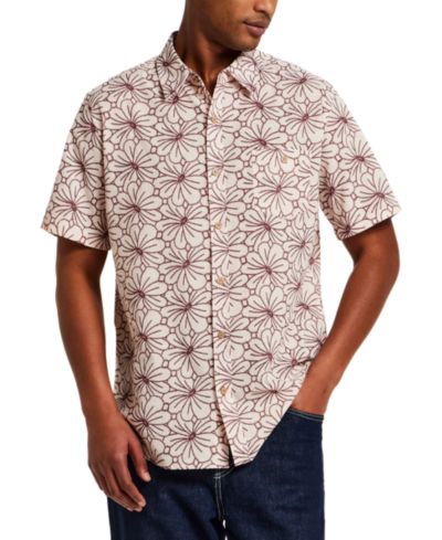 Мужская рубашка Weatherproof Vintage Button-Down с коротким рукавом