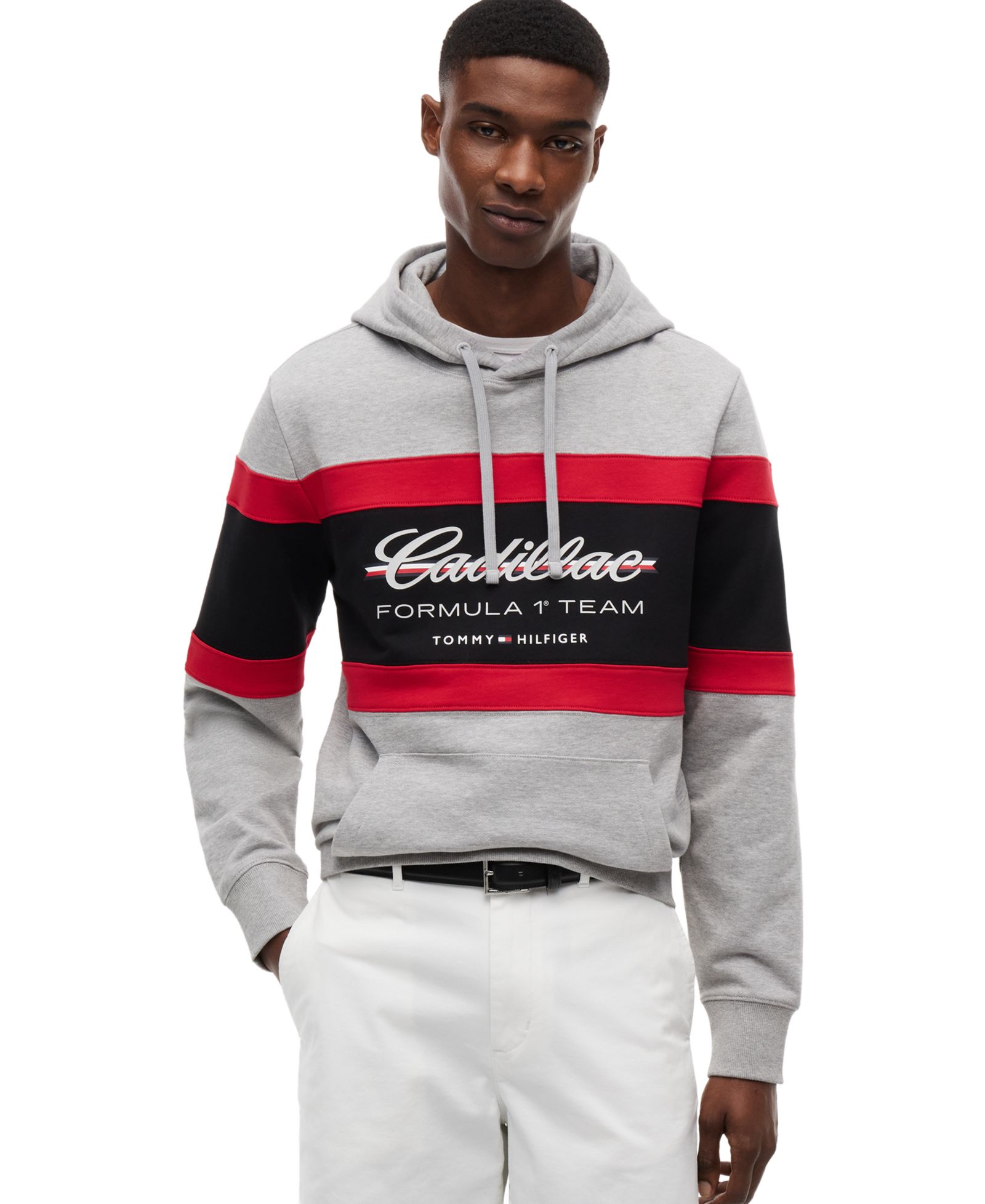 Tommy Hilfiger x Cadillac F1® Men's Panelled Script Hoodie