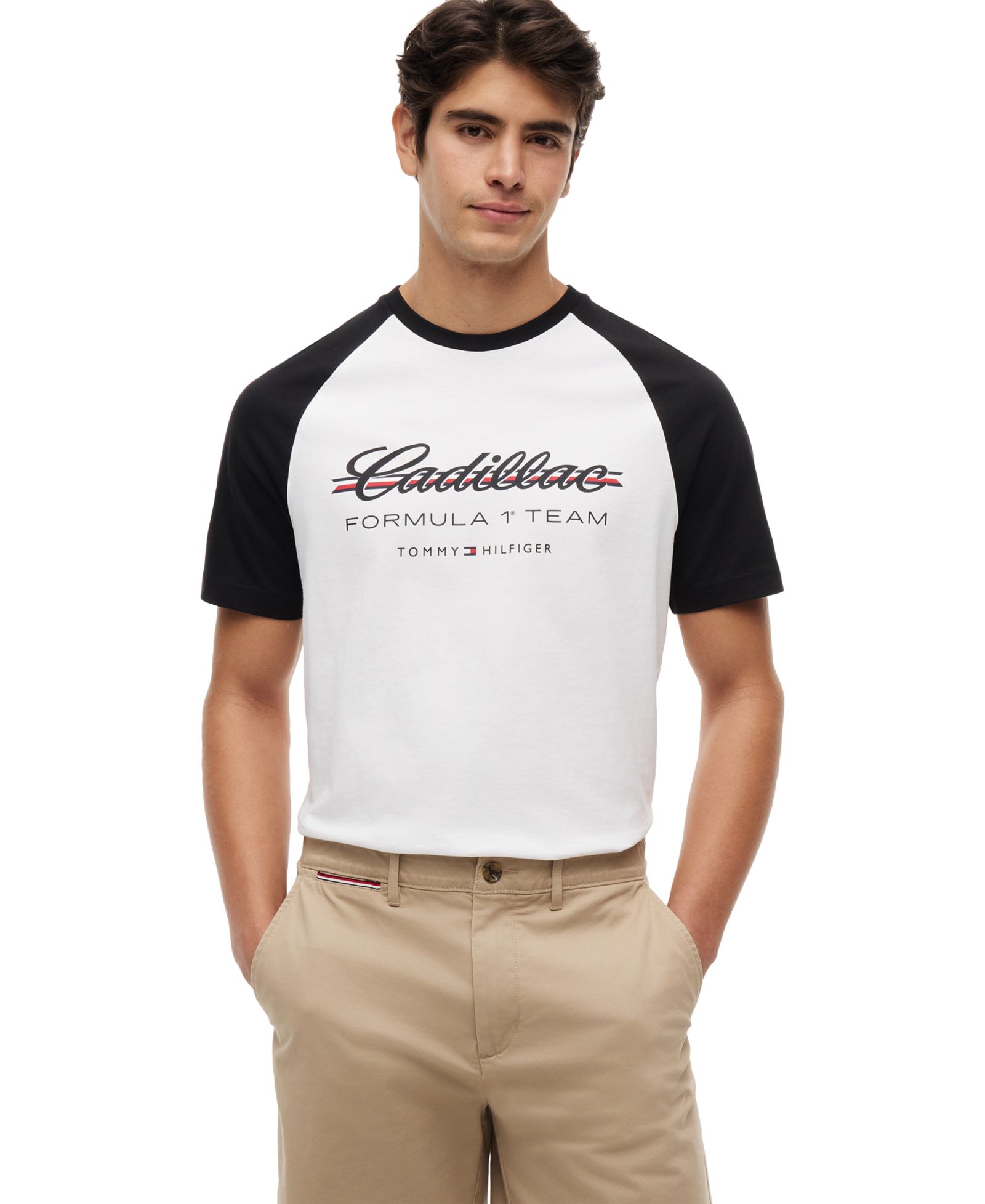 Мужская футболка Tommy Hilfiger x Cadillac F1® Script Raglan