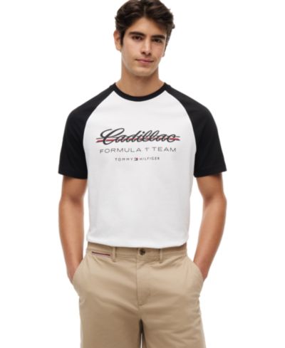 Tommy Hilfiger x Cadillac F1® Men's Script Raglan T-Shirt