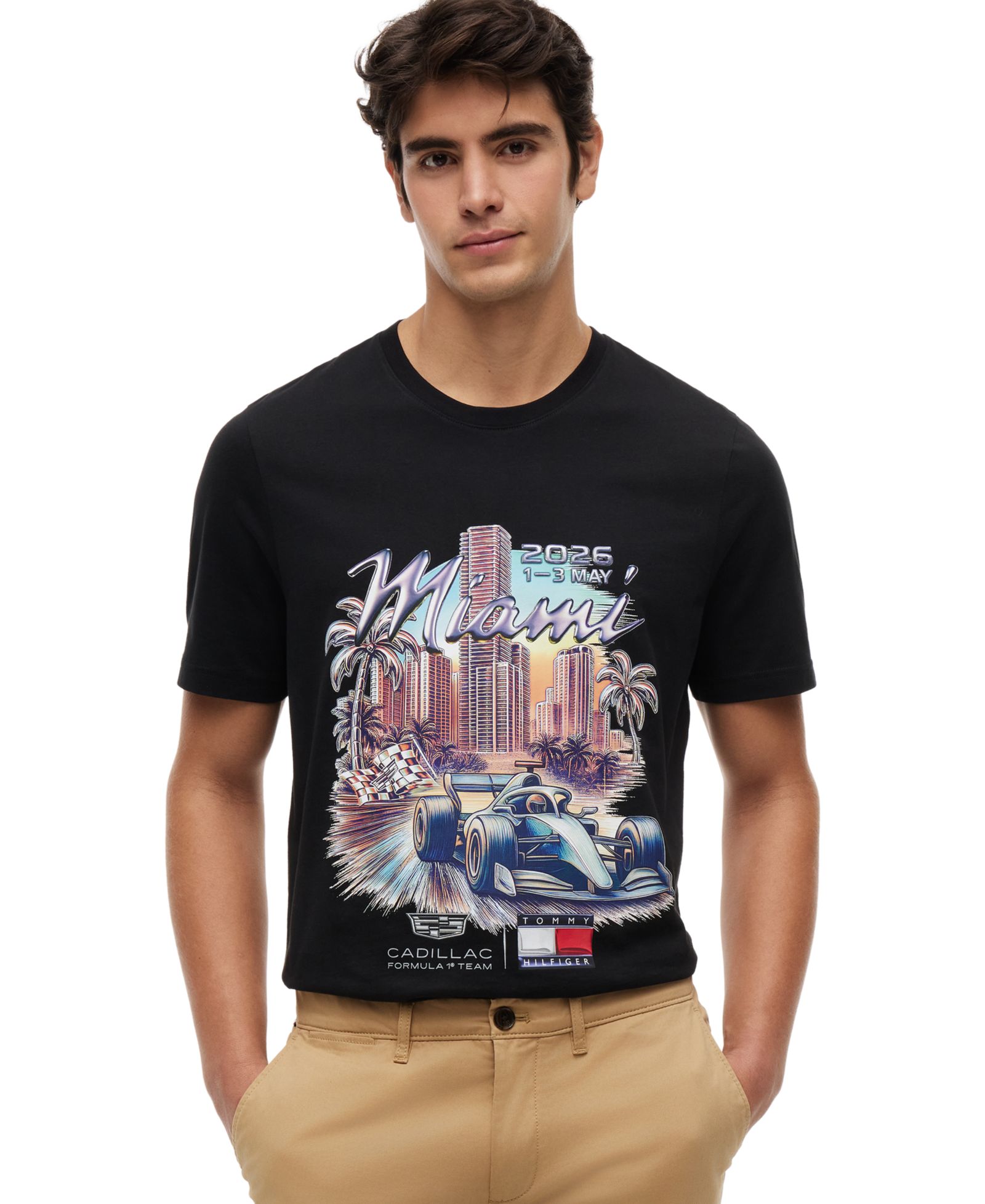 Tommy Hilfiger x Cadillac F1® Men's Miami Graphic Tee