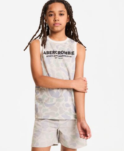 Майка abercrombie kids Boys' 5-18 Mesh sleeveless Tank Top